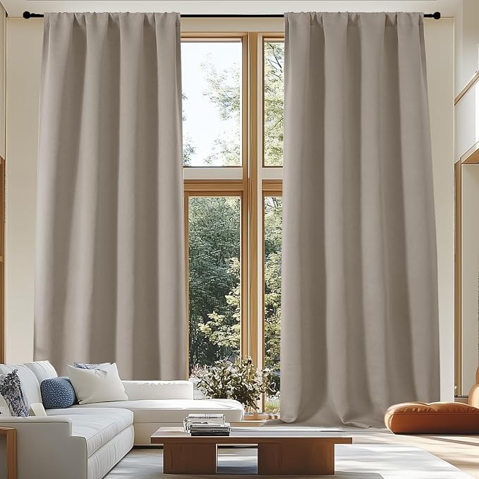 Simplebrand Blackout Extra 10ft Curtains by Simplebrand