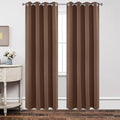 Joydeco Blackout Curtains 72 inches Long 2 Panels Set, Thermal Insulated Long by JOYDECO
