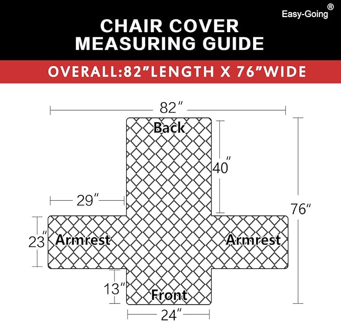 Easy-Going Reversible Couch Cover, Small Chair, Wine/Beige | Machine Washable - Image 6