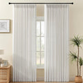 Pinch Pleated Sheer Curtains 84 Inches Long by IVAPUPU