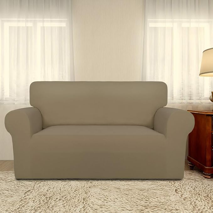 PureFit Super Stretch Sofa Slipcover – Spandex Non Slip Soft Couch Sofa Cover - Image 2