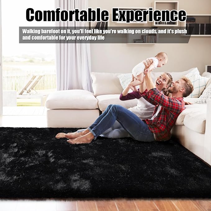 Ultra Soft Fluffy Area Rugs for Bedroom Living Room 10x14, Nursery Rug - Image 5
