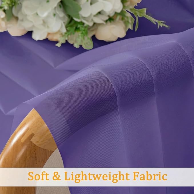 Gwine Short Kitchen Sheer Curtains 30 Inch Length - Image 7