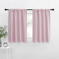 NICETOWN RV Blackout Curtains for Camper Windows, Baby Pink, Short Blackout by NICETOWN