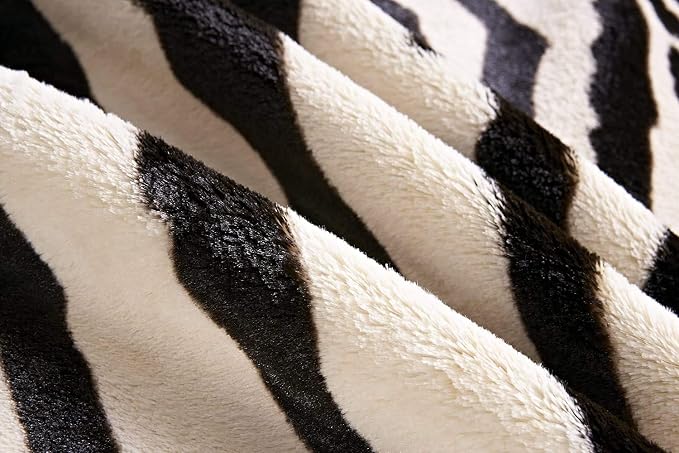 Zebra Rug Faux Zebra Print Area Rug Animal Hide Mat/Carpets - Image 6