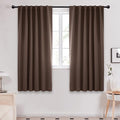Deconovo Blackout Curtains, Thermal Insulated, W42 x L63 2 Panels, Back Tab by Deconovo