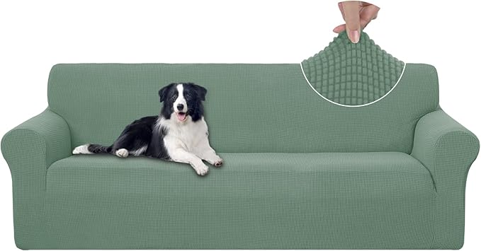 U-NICE HOME 4 Seater Stretch Couch Cover Sofa Cover Washable Sofa Slipcover by U-NICEHOME