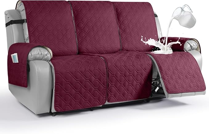 VANSOFY Waterproof Recliner Couch Covers, Sofa Covers 1-Piece Washable by VANSOFYFURNITURECOVERS