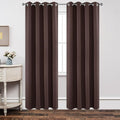 Joydeco Blackout Curtains 84 Inch Length 2 Panels Set, Thermal Insulated Long by JOYDECO