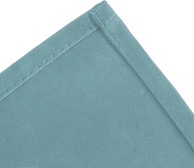 LEMOMO Blackout Curtains 42 x 63 inch/Stone Blue Curtains Set of 2 - Image 7