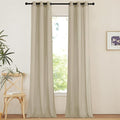 NICETOWN Linen Curtains 96 inches Long by NICETOWN