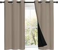 NICETOWN 100% Blackout Short Curtains by NICETOWN
