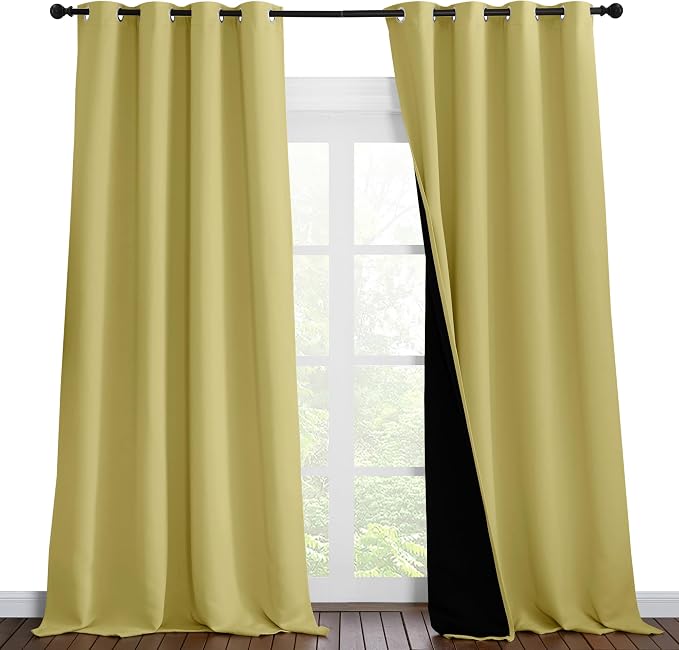 NICETOWN 100% Blackout Blinds, Laundry Room Decor Window Treatment Curtains by NICETOWN