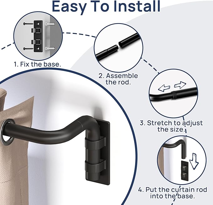 ENJOYBASICS Blackout Curtain rod - Image 4