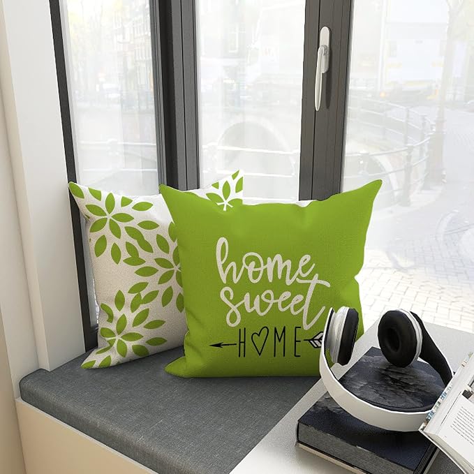 YCOLL Pillow Covers 18x18 Set of 4, Modern Sofa Throw Pillow Cover, Decorative - Image 3
