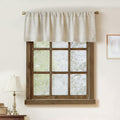 Faux Linen Valance for Windows Kitchen Living Room Valances Rod Pocket by Oindec
