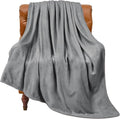 BEDELITE Fleece Blanket Twin Size Grey Throw Blanket by BEDELITE