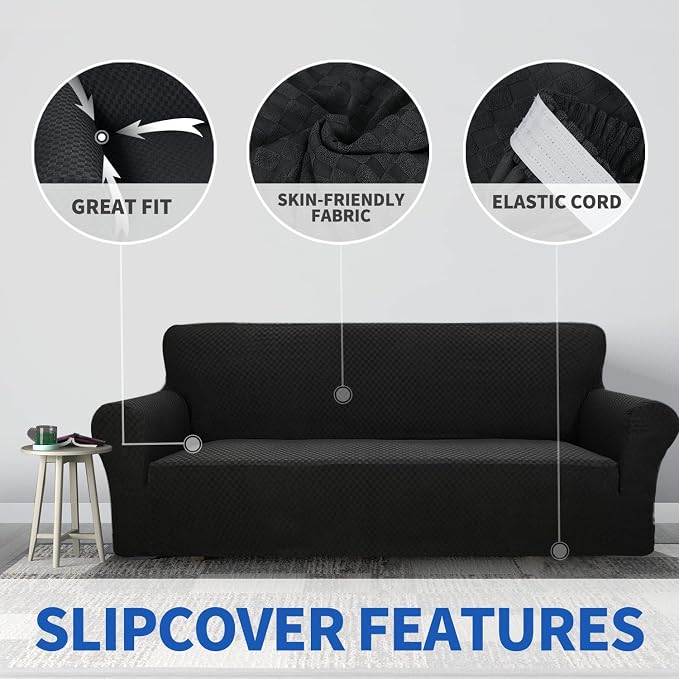ZNSAYOTX 1 Piece Jacquard Couch Covers - Image 3