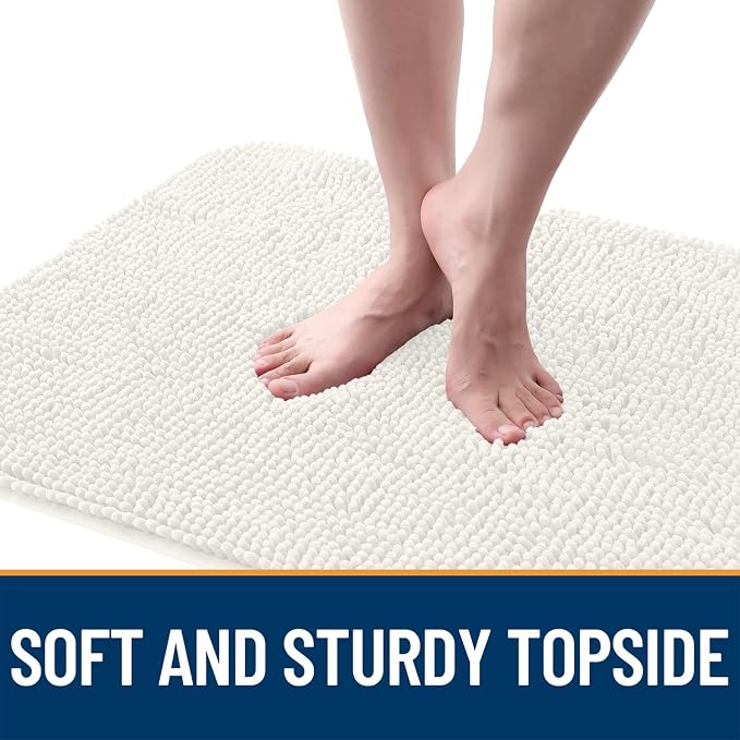 OLANLY Dog Door Mat for Muddy Paws 47x17, Absorbs Moisture and Dirt, Absorbent - Image 4