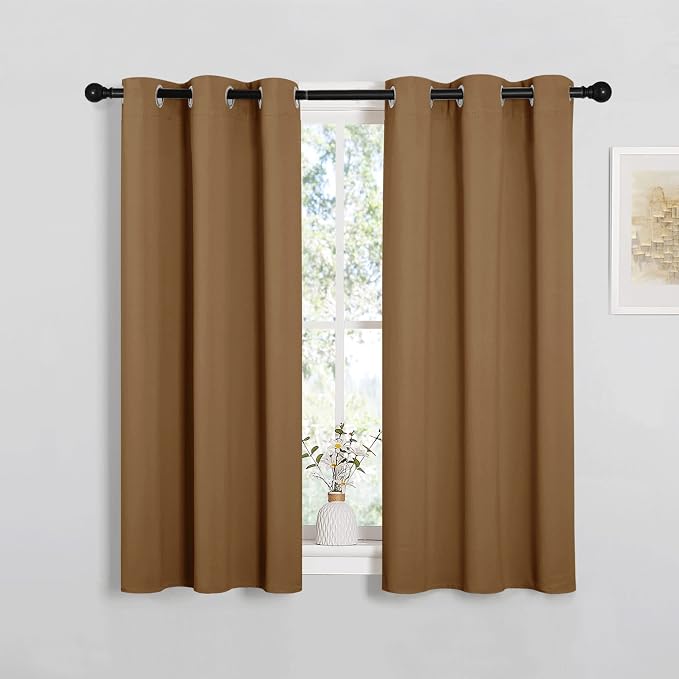 NICETOWN Sleek Blackout Curtains 45 inches Length by NICETOWN