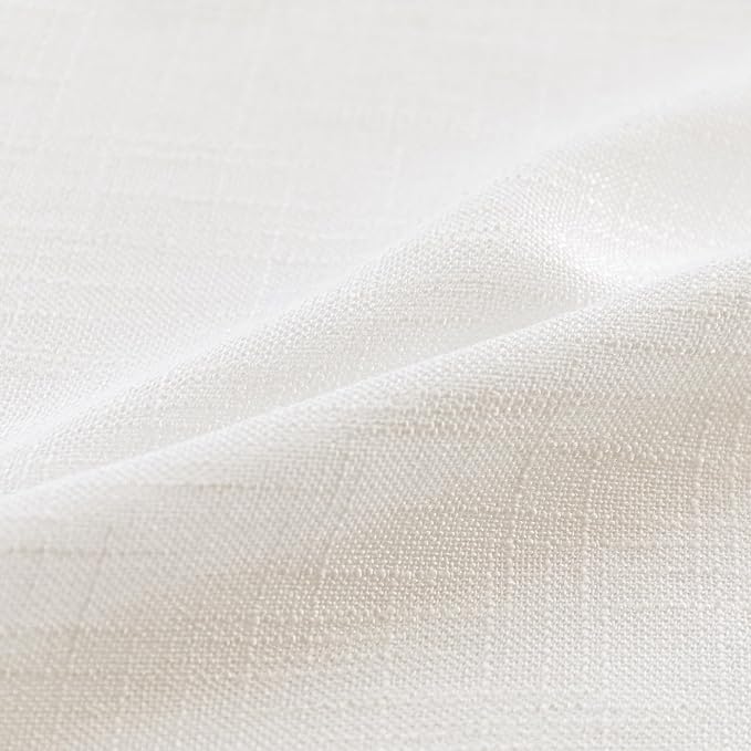 MYSKY HOME Short Curtains for Bedroom Small Windows, Light Filtering Sheer - Image 6