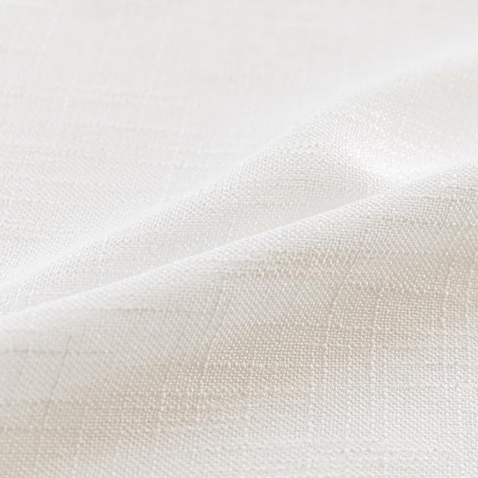 MYSKY HOME Short Curtains for Bedroom Small Windows, Light Filtering Sheer - Image 6
