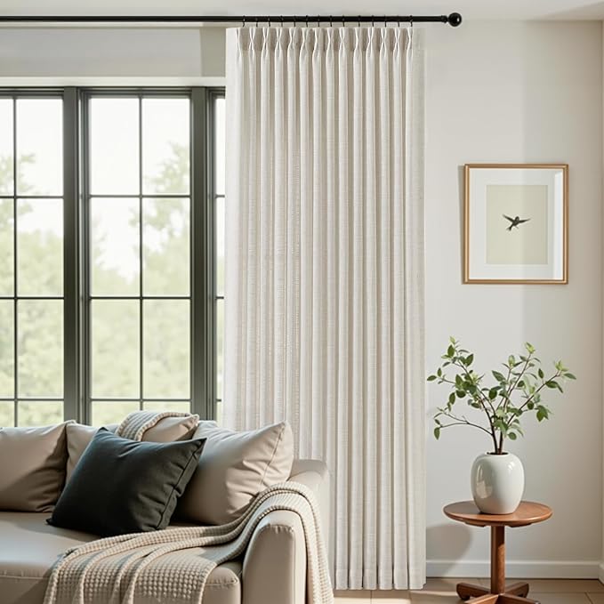 90 Inch Curtains Pinch Pleated 2 Panels - Image 7