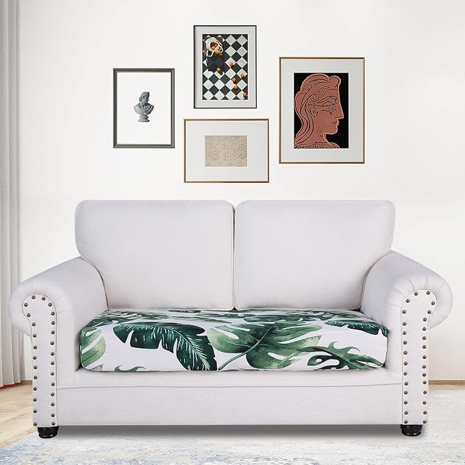 hyha Printed Couch Cushion Covers, Floral Sofa Covers Washable - Image 2