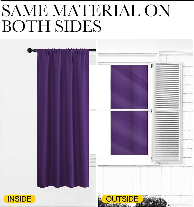 NICETOWN RV Blackout Curtains for Camper Windows, Kitchen Curtains Blackout - Image 6