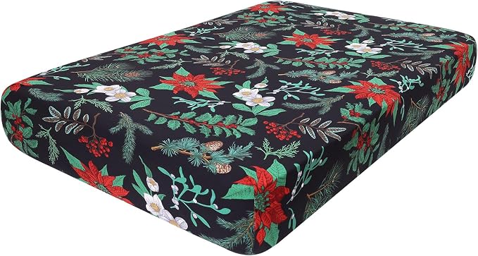 hyha Printed Couch Cushion Covers, Floral Sofa Covers Washable by hyha