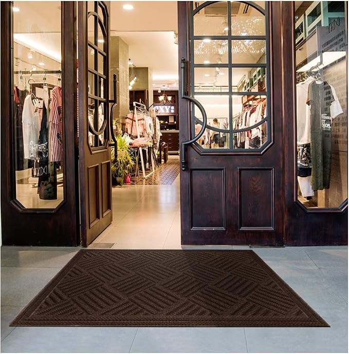 Mibao Front Door Mat, Dirt Trapper Welcome Mat - Image 6