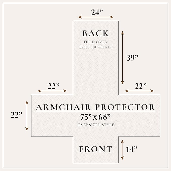 Great Bay Home Reversible Chair Cover - Image 3