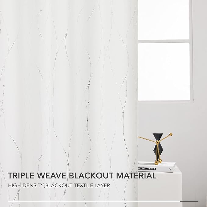 Deconovo Room Darkening Curtains, 38 x 90 Inch Drape - Image 5