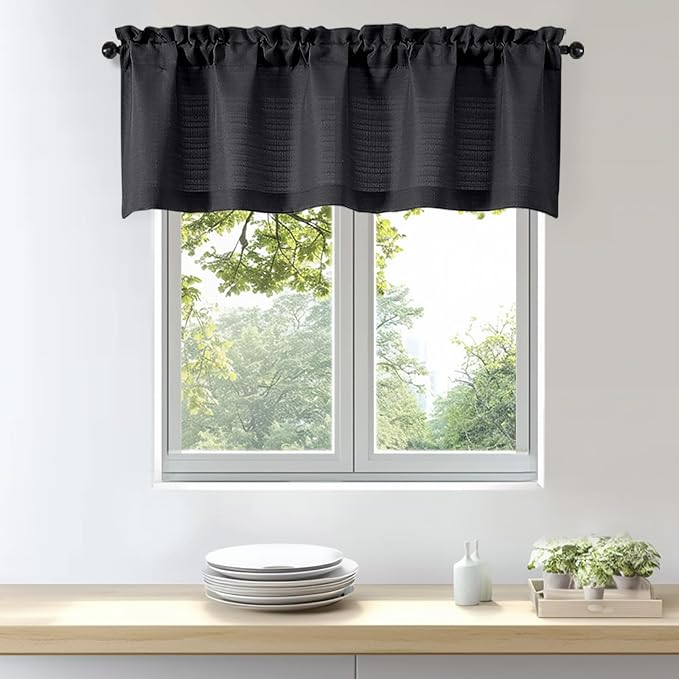 OWENIE Bob 1 PCS Black Valances by OWENIE