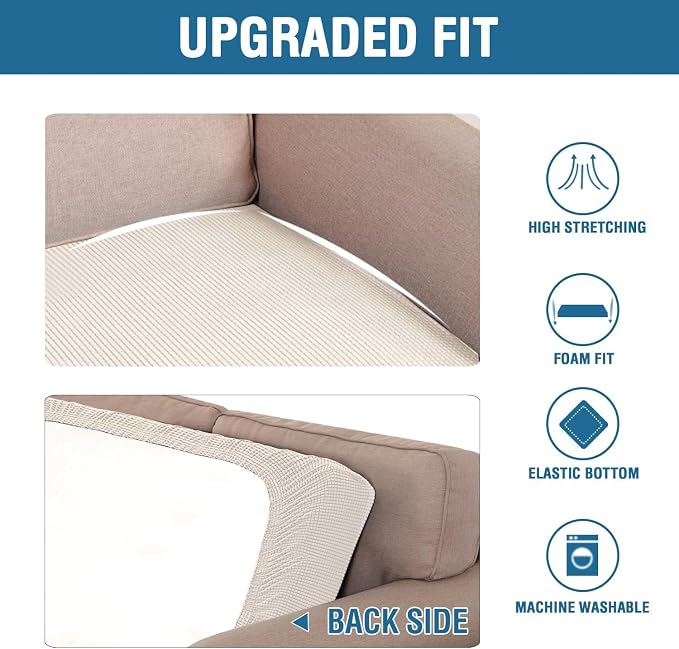 H.VERSAILTEX Super Stretch Individual Seat Cushion Covers - Image 6