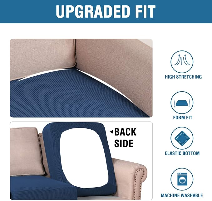 H.VERSAILTEX Super Stretch Individual Seat Cushion Covers - Image 6