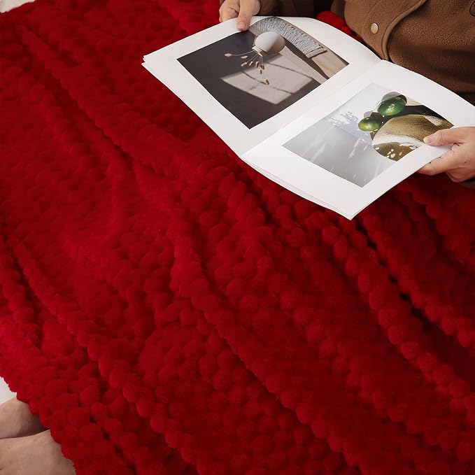 Red Throw Blanket 50"×60" inches Gifts - Image 6