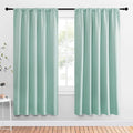 NICETOWN Window Curtains Blackout Drapes, Aqua Blue, 1 Pair, 52 by 72-Inch by NICETOWN