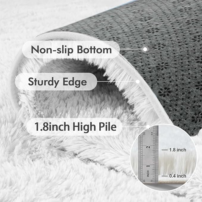 9x12 Ft Extra Large Shag Rugs for Living Room, Ultra Soft Fluffy Furry Area - Image 6