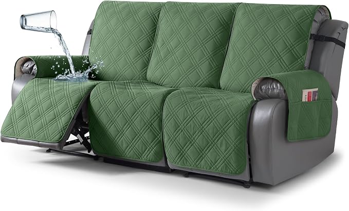 TAOCOCO 100% Waterproof Recliner Sofa Cover, Non Slip Split Couch Covers by TAOCOCO