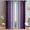 Yakamok Room Darkening Ombre Curtains 84 Inch Length, Light Blocking Grommet by Yakamok