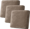 H.VERSAILTEX Velvet Stretch Couch Cushion Cover Plush Cushion Slipcover by HVERSAILTEX
