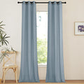 NICETOWN Linen Curtains 96 inches Long by NICETOWN