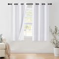 NICETOWN 100% Blackout Window Curtain Panels 63 inch Length by NICETOWN