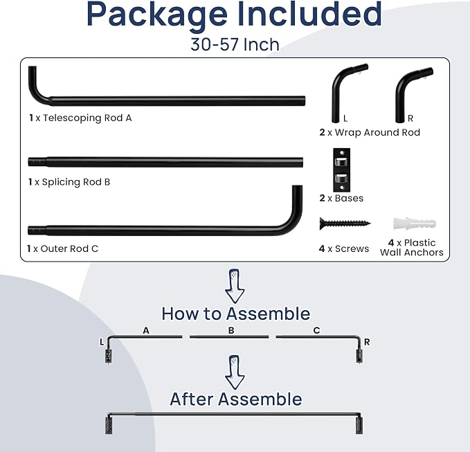 ENJOYBASICS Blackout Curtain rod - Image 8