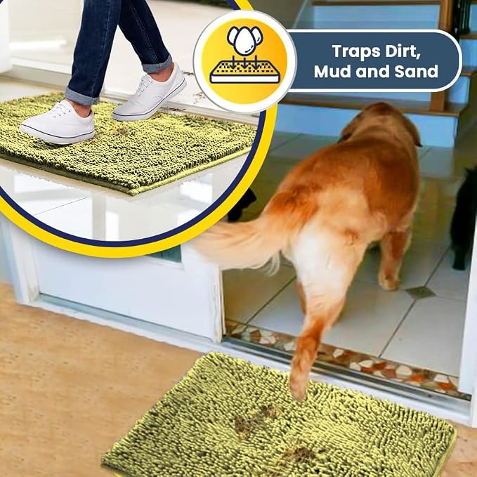 Muddy Mat® | Super Absorbent Door Mat Indoor, Microfiber Quick Dry Chenille - Image 6