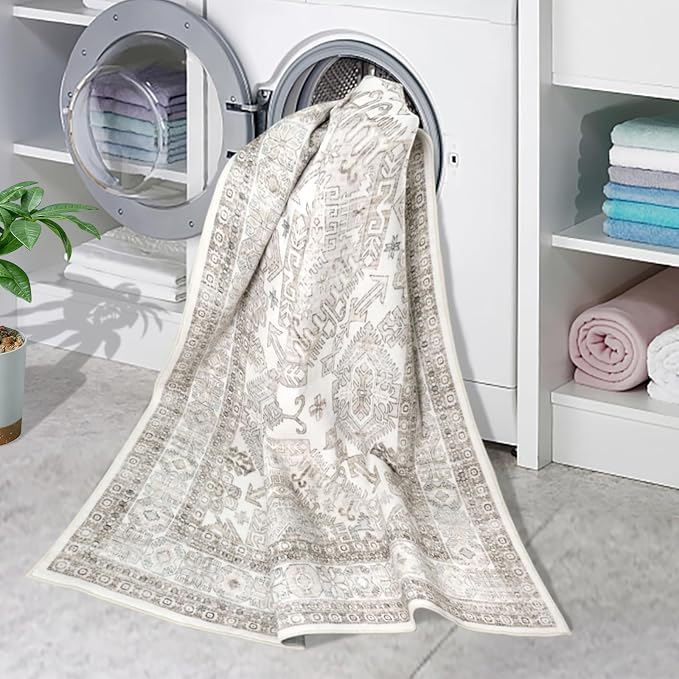 Area Rugs 8x10 for Living Room, Washable Boho 8x10 Area Rugs for Bedroom - Image 5