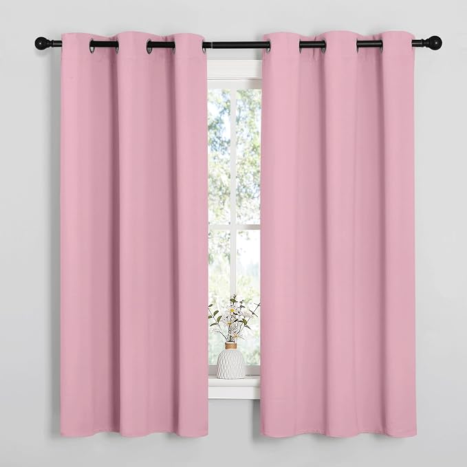 NICETOWN Room Darkening Curtains 63" Long Set of 2 by NICETOWN