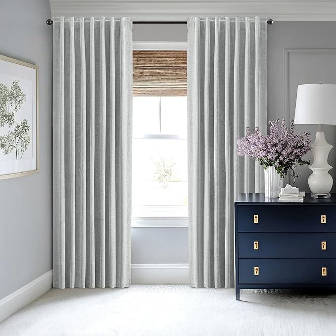 MIULEE 100% Blackout Linen Curtains - Image 8