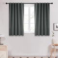Deconovo Back Tab and Rod Pocket Short Blackout Curtains by Deconovo